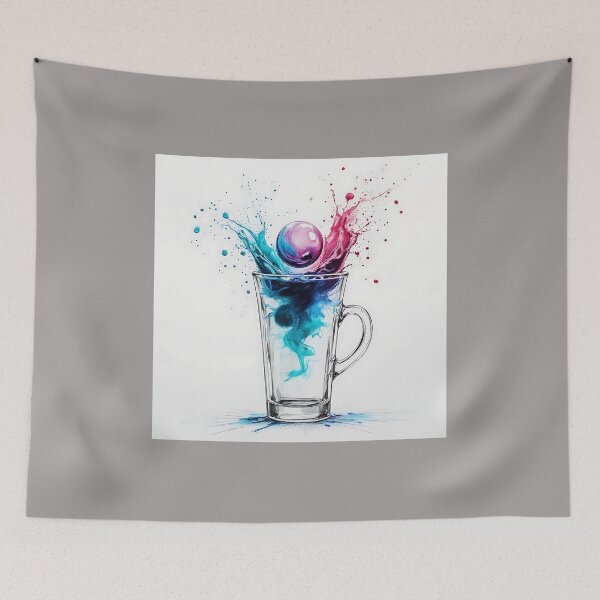 Item preview, Let Redbubble’s Colors Ignite Your Canvas; Creator’s Color Cascade designed and sold by Creative-RE.