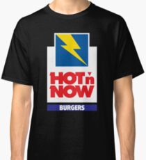 HOT N NOW BURGERS Tshirt Defunct Burger Chain Shirt Classic T-Shirt