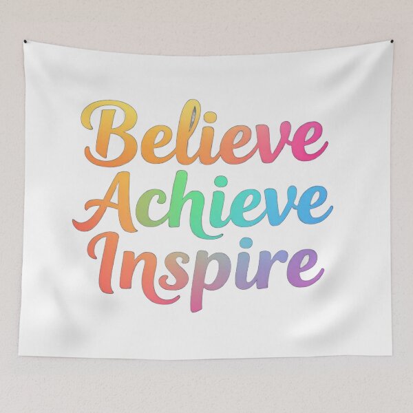 Item preview, Believe Achieve Inspire designed and sold by J-CCreations.