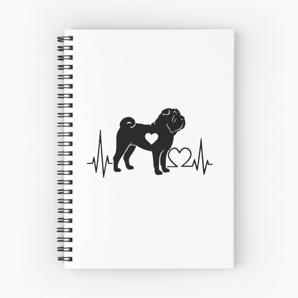 Item preview, Shar Pei EKG Line Minimalist Silhouette – Dog Lover Design designed and sold by GoodyPaws.