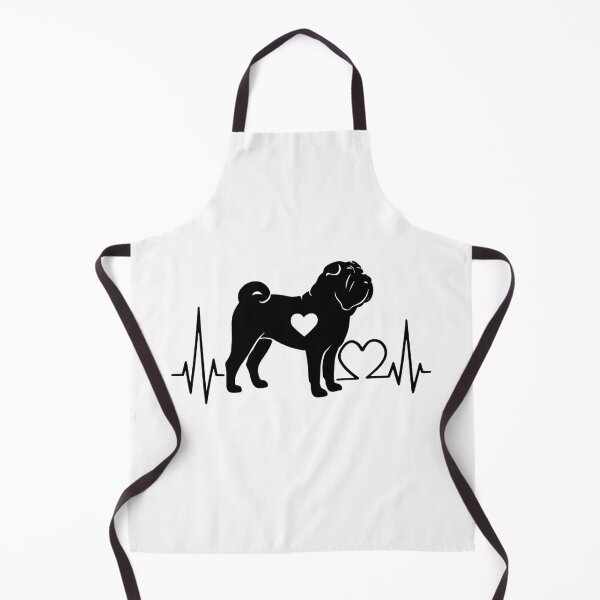 Item preview, Shar Pei EKG Line Minimalist Silhouette – Dog Lover Design designed and sold by GoodyPaws.