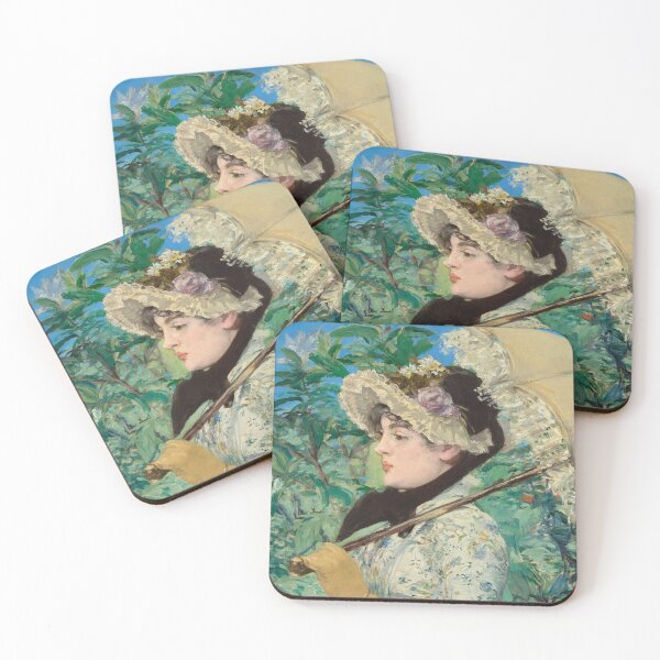 Item preview, Jeanne Spring (1881) by Edouard Manet designed and sold by PureVintageLove.