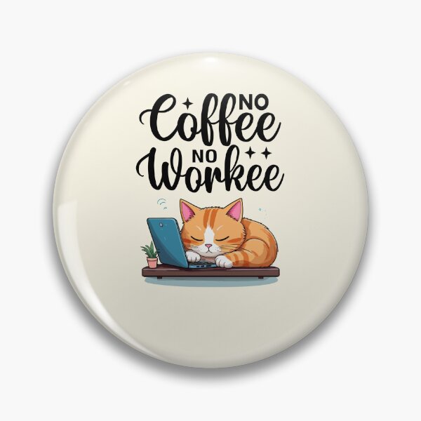 Item preview, Cute  lazy cat wants coffee designed and sold by Coolparrotgirl.
