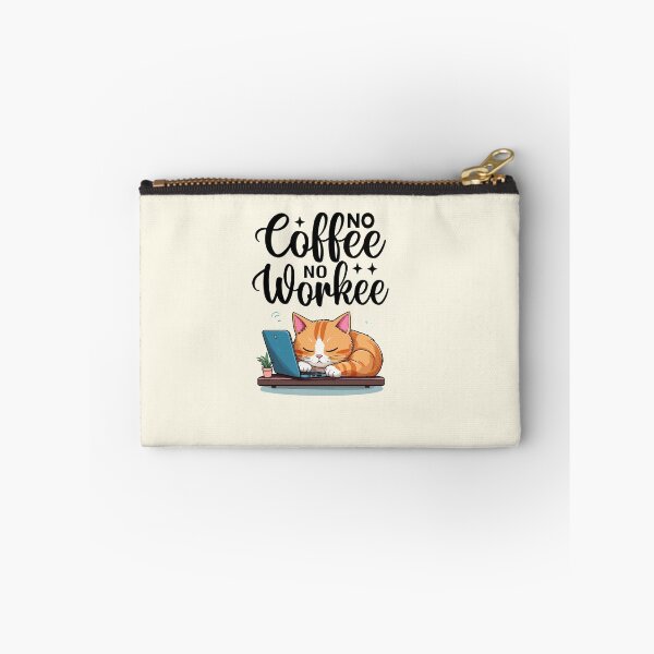 Item preview, Cute  lazy cat wants coffee designed and sold by Coolparrotgirl.