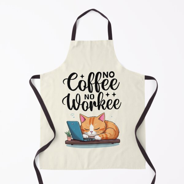 Item preview, Cute lazy cat wants coffee designed and sold by Coolparrotgirl.