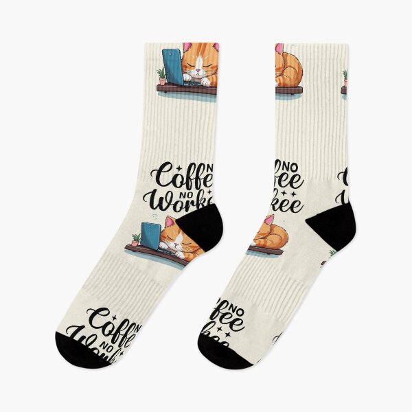 Item preview, Cute  lazy cat wants coffee designed and sold by Coolparrotgirl.