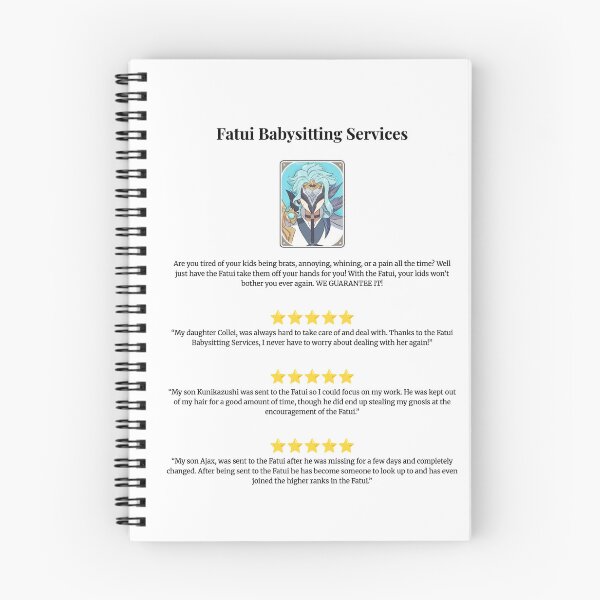Item preview, Fatui Babysitting Services designed and sold by Lunaria Sakusa.