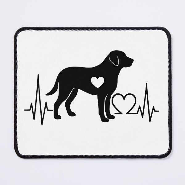 Item preview, Dogue de Bordeaux EKG Line Minimalist Silhouette – Dog Lover Design designed and sold by GoodyPaws.