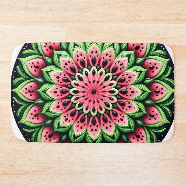 Item preview, Watermelon Mandala – Juicy Summer Vibes designed and sold by DreamMandalas.