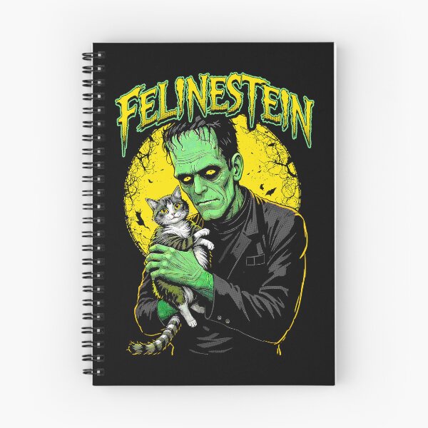 Item preview, Frankenstein Cat Lover Felinestein Funny Halloween Monster designed and sold by GrandeDuc.