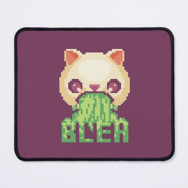 Item preview, Blehh Cat Pixel Art Funny Bleh Emoji White designed and sold by PixelDrukiPL.