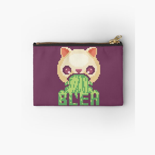 Item preview, Blehh Cat Pixel Art Funny Bleh Emoji White designed and sold by PixelDrukiPL.