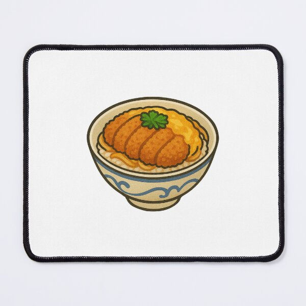 Item preview, Katsudon Pork Cutlet Bowl Art designed and sold by Vendeloc.