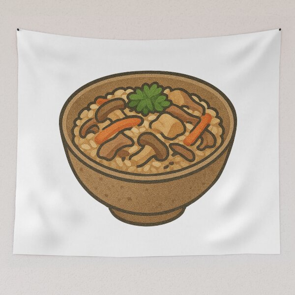 Item preview, Takikomi Gohan Mixed Rice Design designed and sold by Vendeloc.