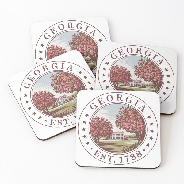 Item preview, Georgia Est. 1788 designed and sold by HappyCraftyPeachPixl.