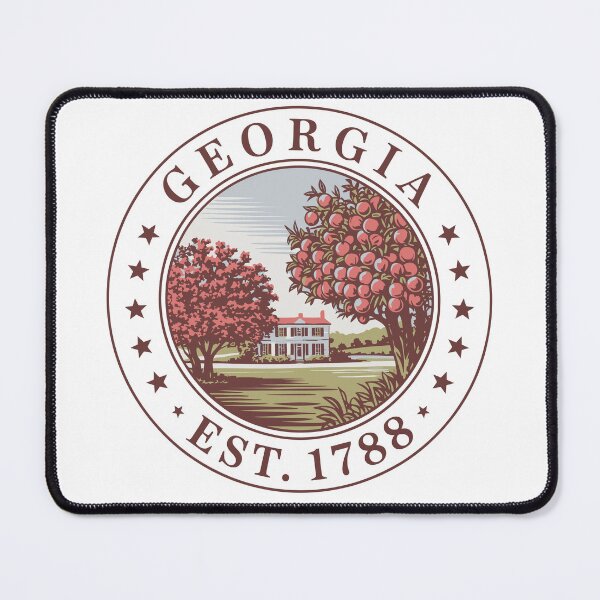 Item preview, Georgia Est. 1788 designed and sold by HappyCraftyPeachPixl.