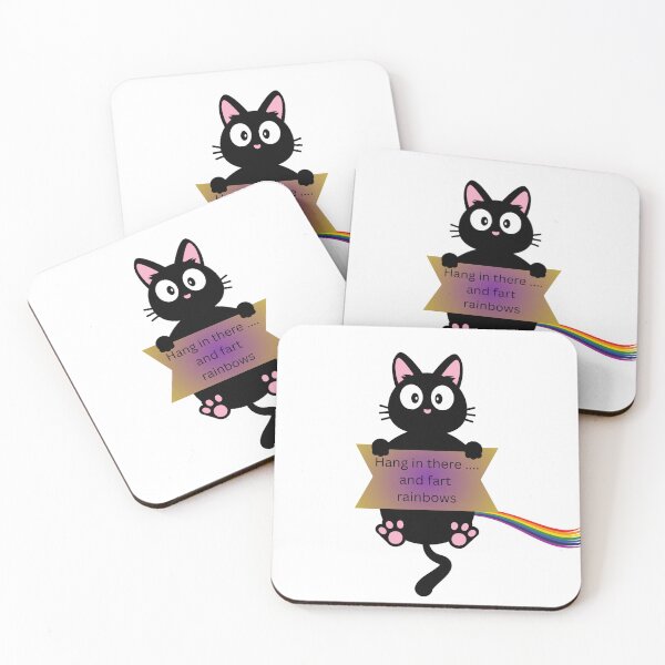 Item preview, Hang in There… and Fart Rainbows designed and sold by beeprintbychloe.