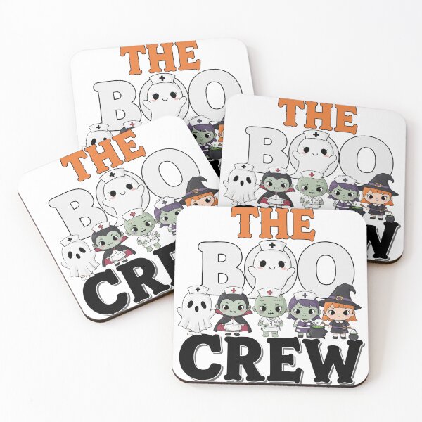 Item preview, The Boo Crew – Cute Halloween Nurse & Witch Kids Design for Spooky Season Fun designed and sold by wendydesigh.