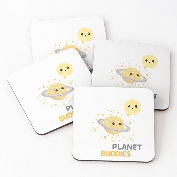 Item preview, Planet Buddies Cute Space Art designed and sold by DoodleTroveArt.