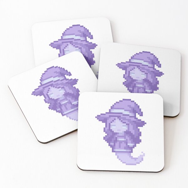 Item preview, Cute Ghost Witch – Spooky Pixel Art for Halloween designed and sold by retro_pixel.