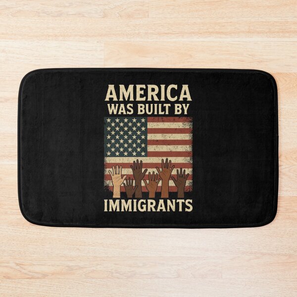 Item preview, America Was Built by Immigrants - Patriotic & Inspirational designed and sold by InspireSticker.