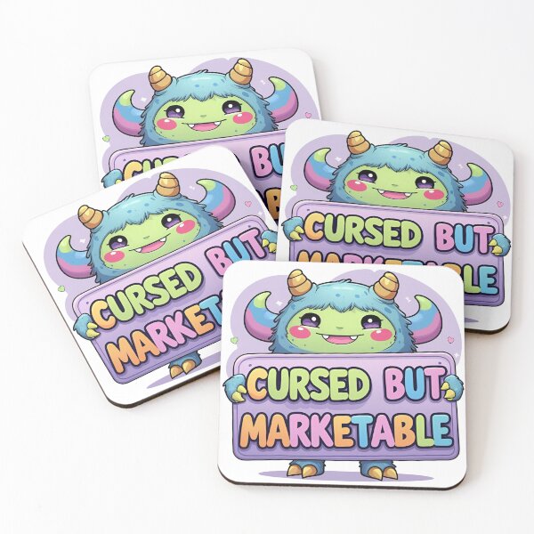 Item preview, Cursed But Marketable Cute Monster Meme designed and sold by AdequateTRex.