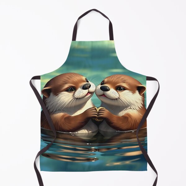 Item preview, Aquatic Complicity — Two Otters and a River of Tenderness designed and sold by Ralek.