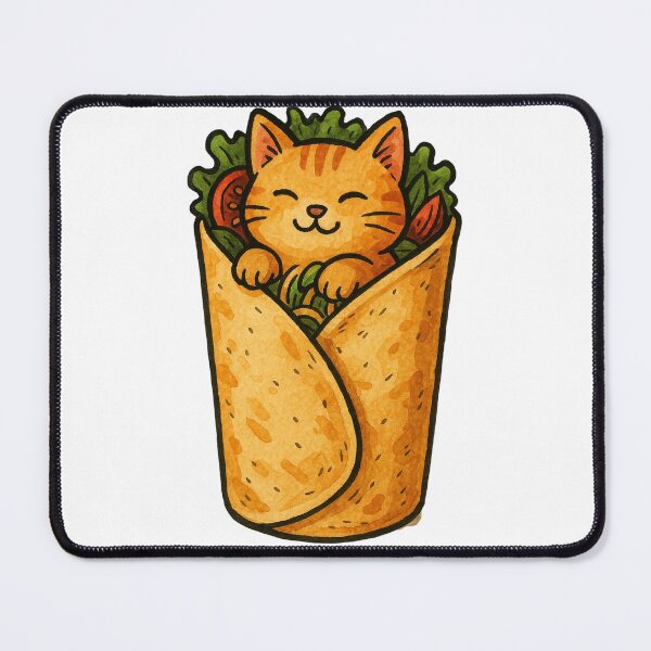 Item preview, Happy Burrito Cat designed and sold by Lacritsa .