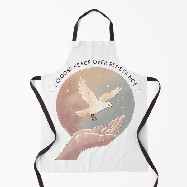 Item preview, I choose peace over resistance. Affirmation designed and sold by FlowCreate.