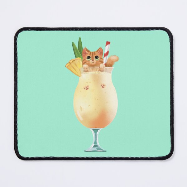 Item preview, Tropical Tabby Cat in a Piña Colada designed and sold by Pameloo.