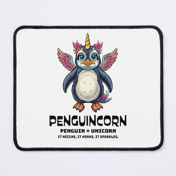 Item preview, Penguinicorn – Magical Penguin Unicorn Mashup designed and sold by FoxWink Inc.