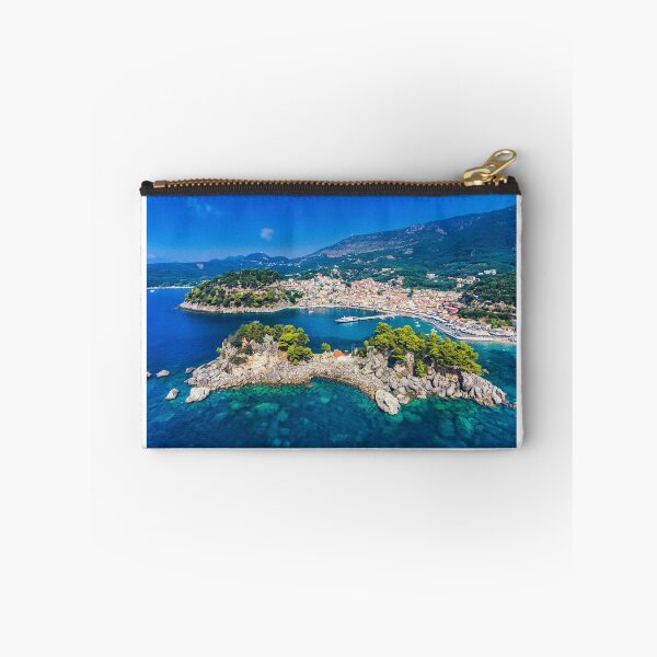 Item preview, Parga, Greece, Mediterranean Island, Turquoise Blue Water, Beach designed and sold by newburyboutique.