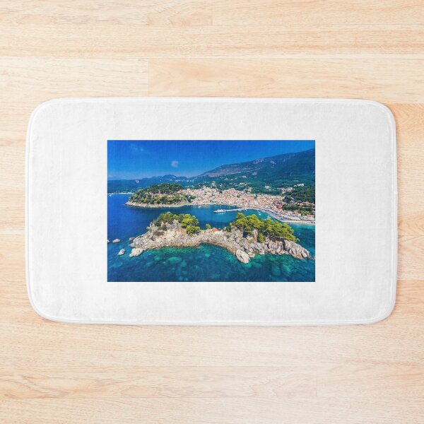 Item preview, Parga, Greece, Mediterranean Island, Turquoise Blue Water, Beach designed and sold by newburyboutique.