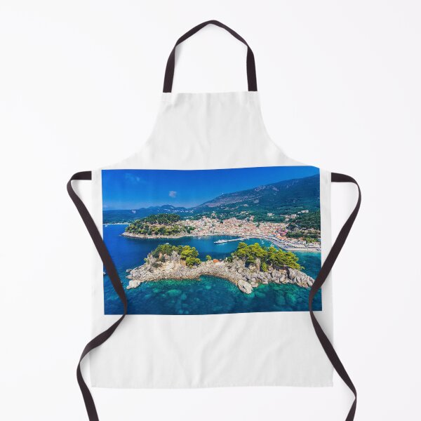 Item preview, Parga, Greece, Mediterranean Island, Turquoise Blue Water, Beach designed and sold by newburyboutique.