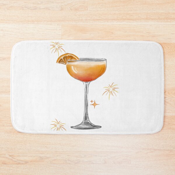 Item preview, Bright Cocktail Glass – Red-Orange Drink designed and sold by Levision.
