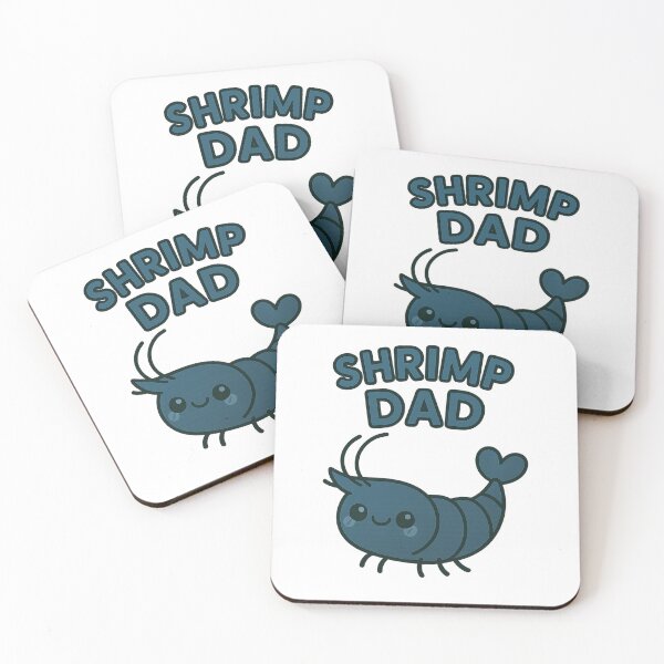 Item preview, Shrimp Dad – Cute Blue Shrimp for Aquarium Fans designed and sold by PetWorldPeek.