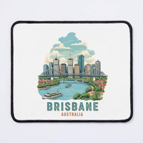 Item preview, Australia - Brisbane (Country Collection) designed and sold by HeartbeatPrint.