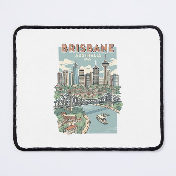 Item preview, Australia - Brisbane (Country Collection) designed and sold by HeartbeatPrint.