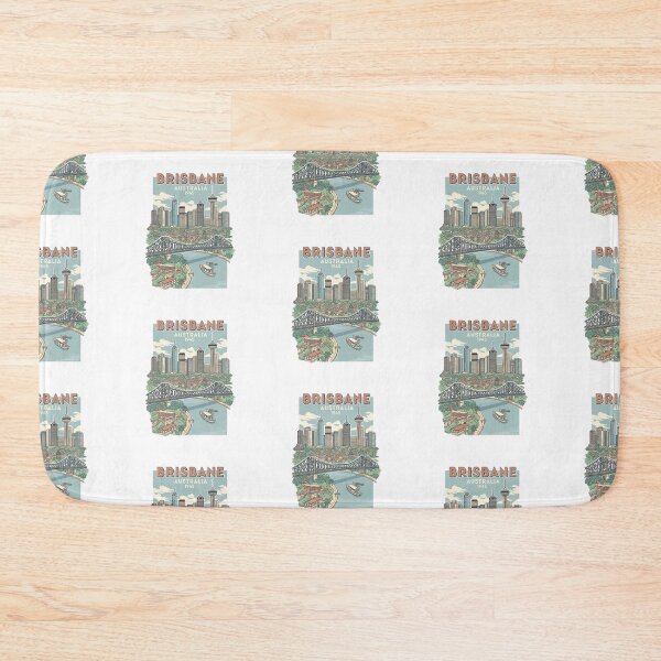 Item preview, Australia - Brisbane (Country Collection) designed and sold by HeartbeatPrint.