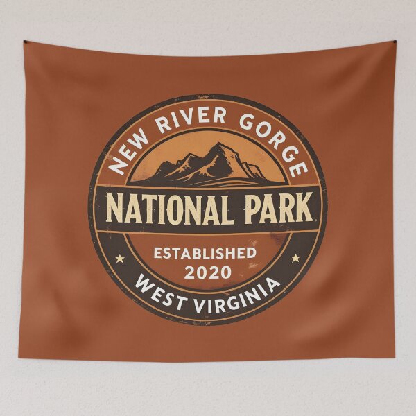 Item preview, New River Gorge National Park - West Virginia  designed and sold by GoodOldVintage.