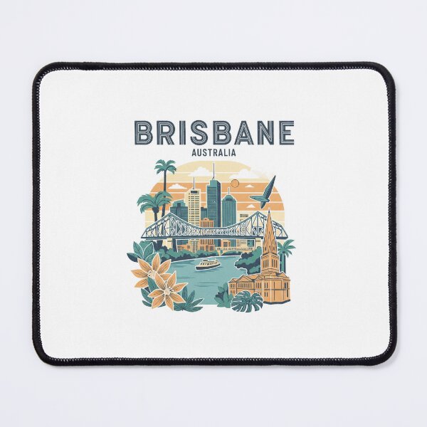 Item preview, Australia - Brisbane (Colección de países) designed and sold by HeartbeatPrint.