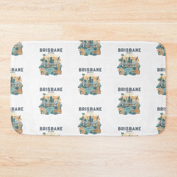 Item preview, Australia - Brisbane (Country Collection) designed and sold by HeartbeatPrint.
