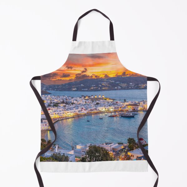 Item preview, Santorini, Greece, Ocean Sunset Views, Greek Island Scenery, Mountain Beach designed and sold by newburyboutique.