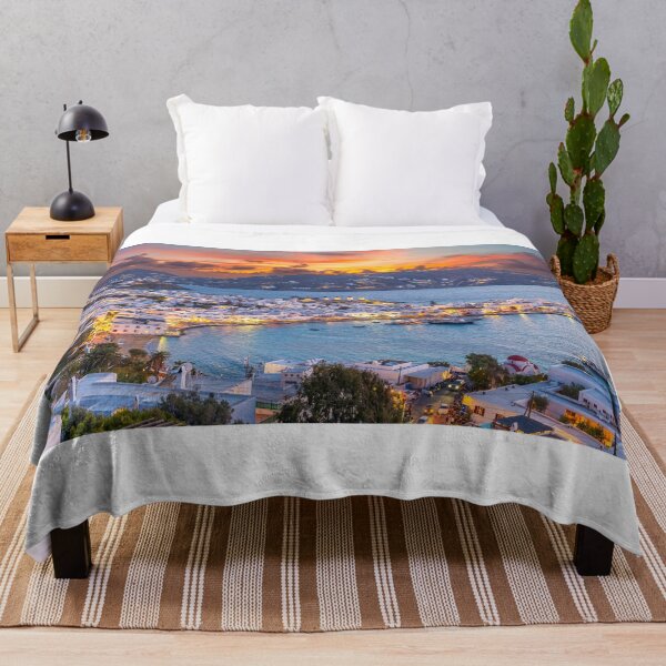 Item preview, Santorini, Greece, Ocean Sunset Views, Greek Island Scenery, Mountain Beach designed and sold by newburyboutique.