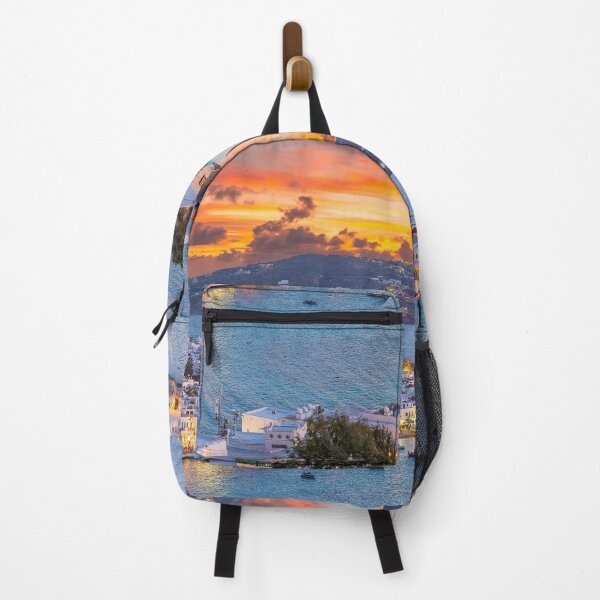 Item preview, Santorini, Greece, Ocean Sunset Views, Greek Island Scenery, Mountain Beach designed and sold by newburyboutique.
