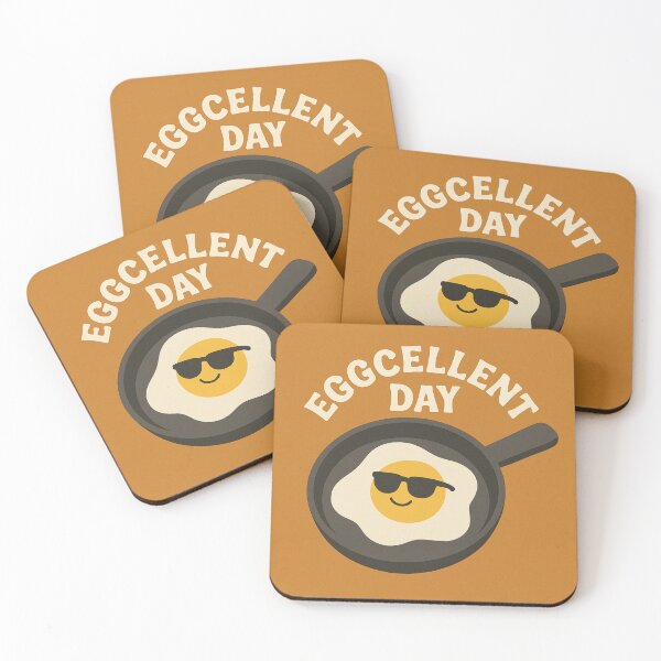 Item preview, Sunny Side Eggcellent Day Vibes designed and sold by BloomKind.