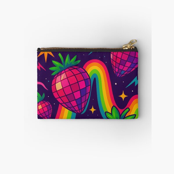 Item preview, Psychedelic Rainbow Disco Ball Strawberry designed and sold by CapturedByeJ.
