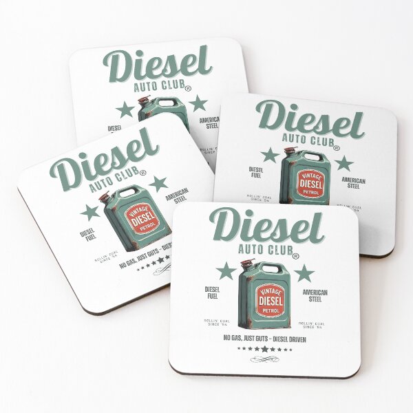 Item preview, Diesel Auto Club – Vintage 50s Automotive Poster Lettering for Classic Car & Fuel Culture Apparel designed and sold by Thehatinthecat.