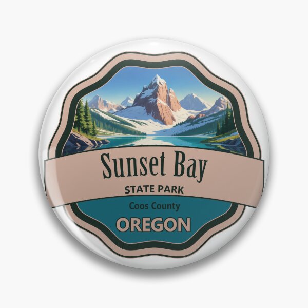 Item preview, Sunset Bay State Park, Coos County, Oregon designed and sold by Wanderful-roads.