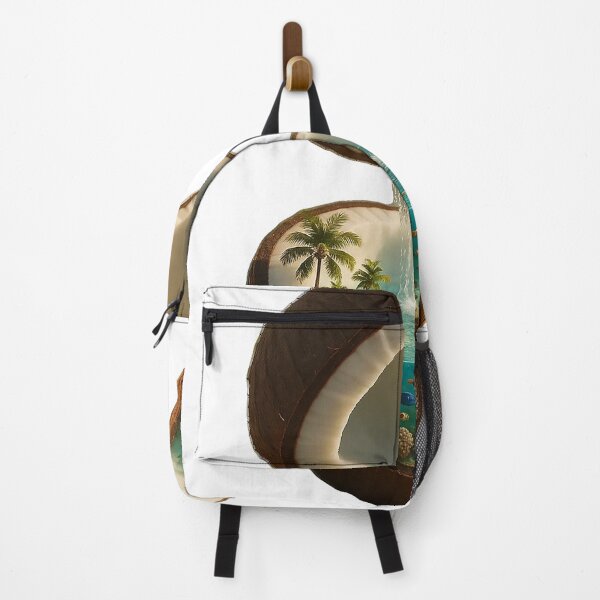 Item preview, Tropical Coconut Fantasy Sea Beach Inside a Coconut Waterfall Nature designed and sold by niksy.
